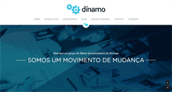 Desktop Screenshot of dinamo.org.br